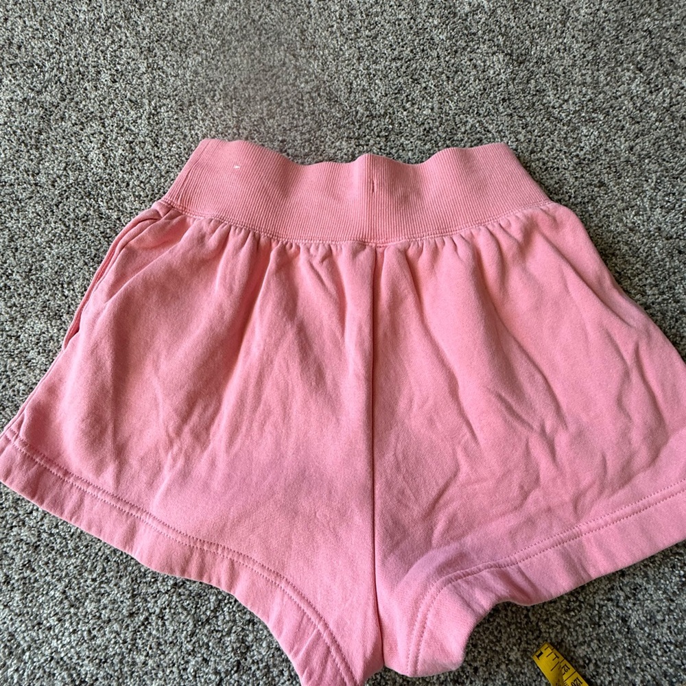 Small pink Women's Nike High Rise sweatshorts 2 inch inseam juniors - Picture 5 of 8